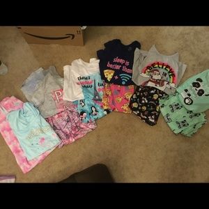 6 pairs of pajamas